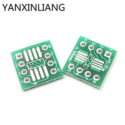 20 шт. TSSOP8 SSOP8 SOP8 плата для передачи PCB DIP Pin шаг адаптер | Электронные компоненты и