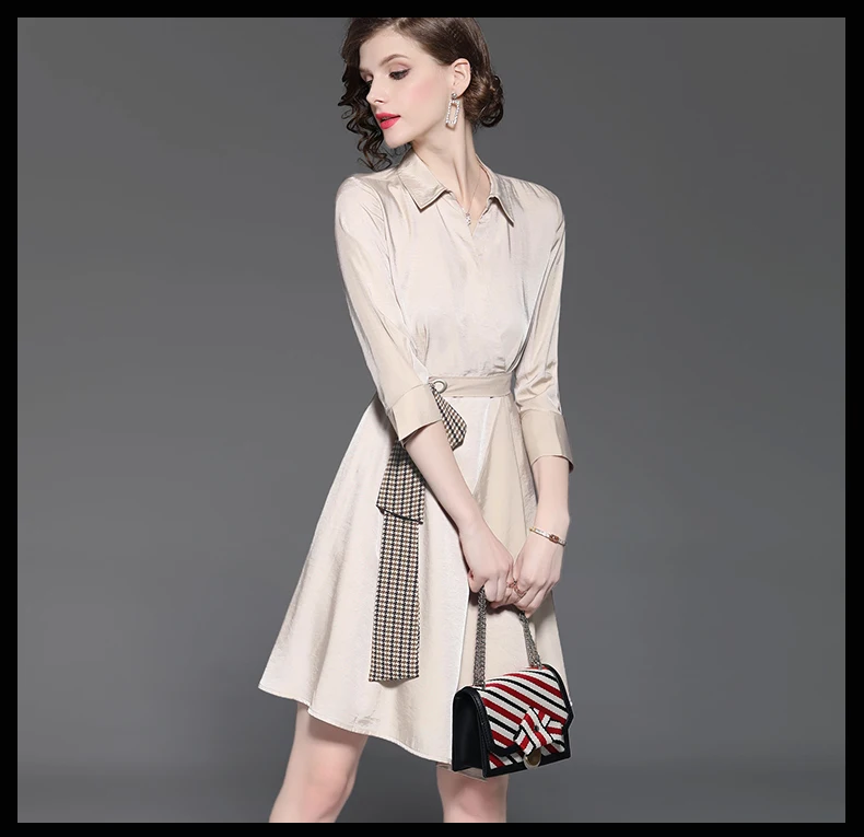 Новинки для женщин пикантные фланцевые v-образным вырезом съемный ремень нерегулярные подол платья темперамент ПР Тонкий платье C560