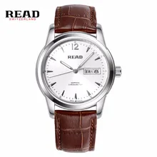 Hot READ Luxury Brand Sports Men women Quartz Skeleton Wrist watch Men full Steel Stainless Band