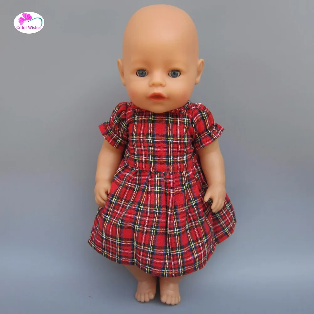Doll Clothes fits 45 American Girl and Zapf baby born doll fashion casual lattice dress american-doll-clothes : image Doll Clothes fits 45 American Girl and Zapf baby born doll fashion casual lattice dress american-doll-clothes
