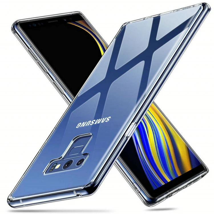 Чехол для samsung galaxy note 9 TPU Силиконовый прочный прозрачный мягкий чехол для samsung note 9 защитный чехол на заднюю панель телефона