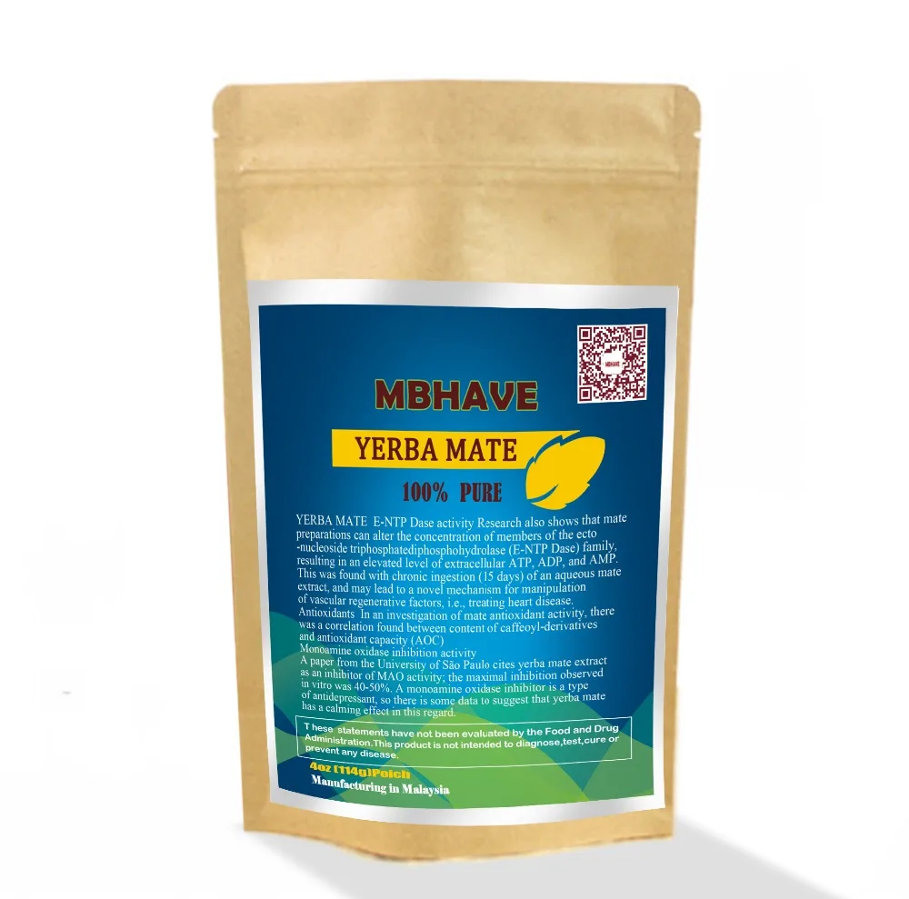 Потеря веса FitTea Фирменная herhal blend YERBA mate 30 г и niacin витамин