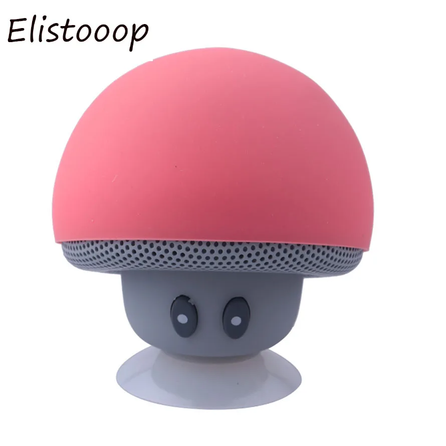 Elitooop новая мини Колонка в форме гриба Беспроводная Bluetooth 4 1 MP3 плеер микрофон