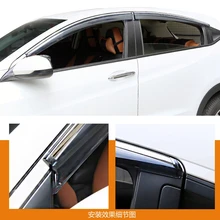Para Honda HRV HR-V Vezel 2014 2015 2016 Janela Visor Ventilação Sombra Guarda Vento Defletores de Chuva Sol Toldos Abrigos Capa