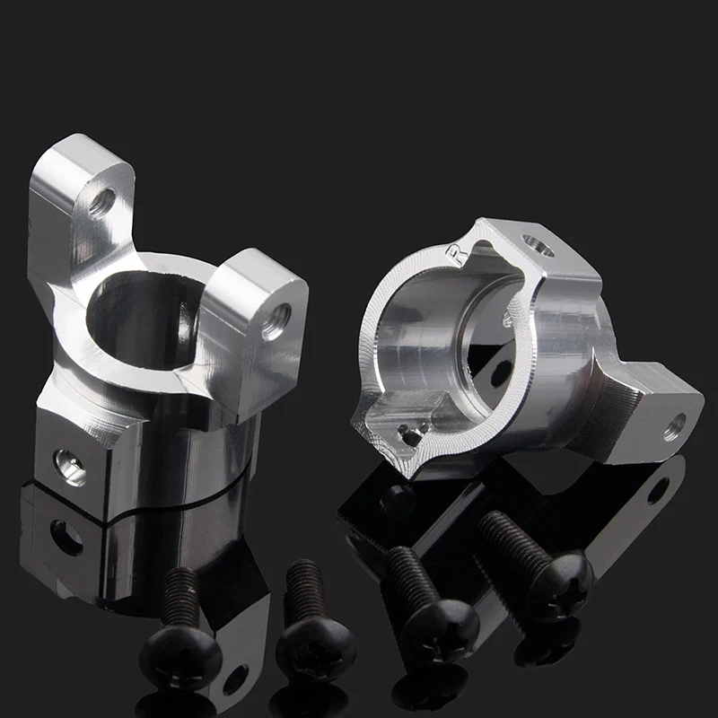 

2PCS RGT 86100 Model Car Steering C Block Aluminum P860011 Front Axle Wheel Hub Carrier for 1:10 RC Cars Upgrade Accessories