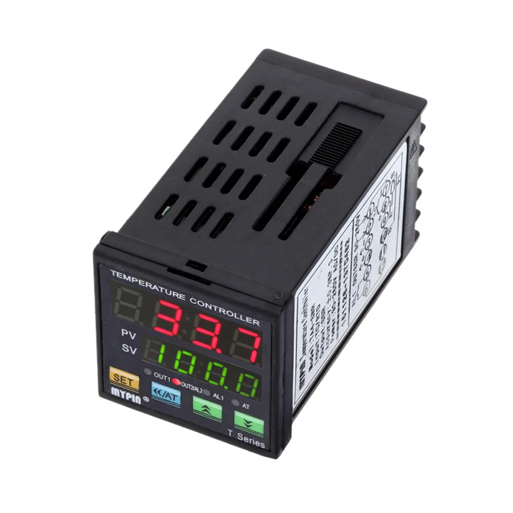 

MYPIN TA4-SNR Temperature Controller Dual Digital F/C PID Thermostat SSR Control Output Alarm