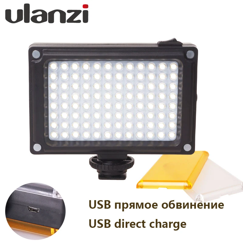 Ulanzi-NEW-96-LED-Panel-Video-Light-Photo-Fill-Light-on-Camera-Video-Hotshoe-LED-Lamp