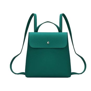 

women's backpack 2018 NEW Fshion Women Girl Pure Color Leather Mini School Bag Backpack Shoulder Bag drop shipping O0611#30