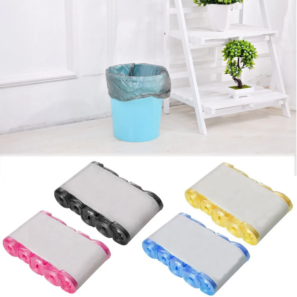Eco friendly Home Trash Bags portable Flat Top Type Garbage Bag kitchen