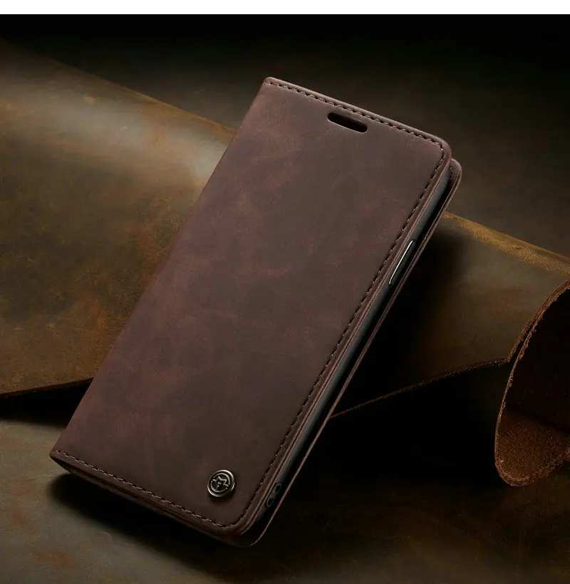 Magnetic Leather Phone Case For iPhone 12 13 11 Pro XS Max X XR SE 2020 8 7 6 6S Plus 5S Wallet Cover For Samsung S21 S20 Coque phone pouch case