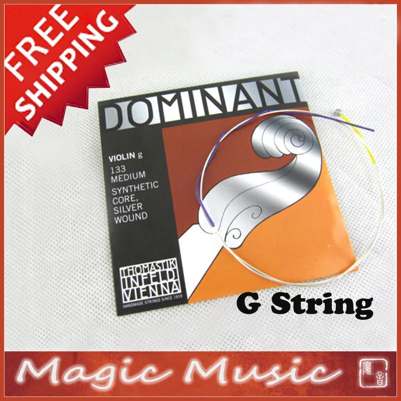 Free shipping! Thomastik Dominant Medium Violin G String Model 133 Size
