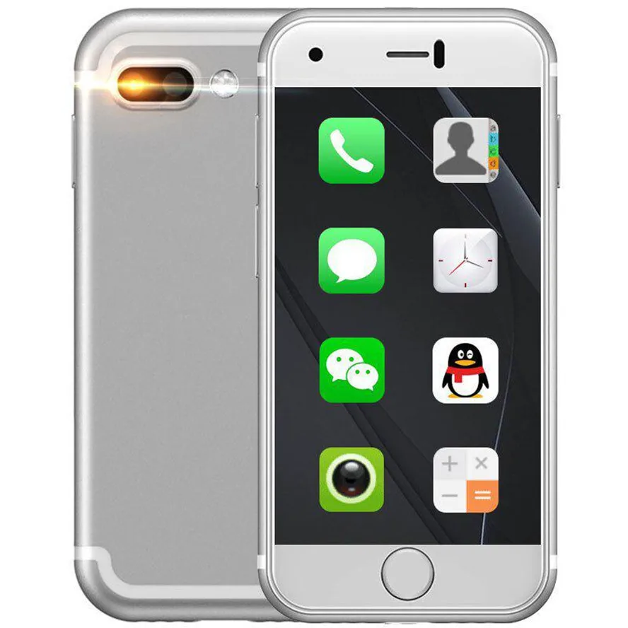 

New SOYES 7S/6S Super mini Android Quad Core Smartphone 1GB RAM 8GB ROM 5.0MP With 2 Cameras and Flashlight Student Mobile Phone