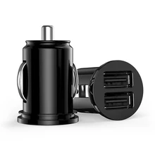 2.4A 5V Dual USB Автомобильное зарядное устройство 2 порта прикуриватель адаптер Зарядное устройство USB адаптер питания для всех смартфонов