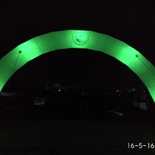 Цвет Изменение Свет пользовательские надувные арки для рекламы с бесплатным воздуходувки