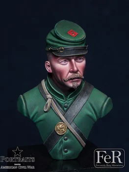 

DIY 1/16 BUST Resin Figure Model Kit Characters American Internal War Shooter Model War History X48