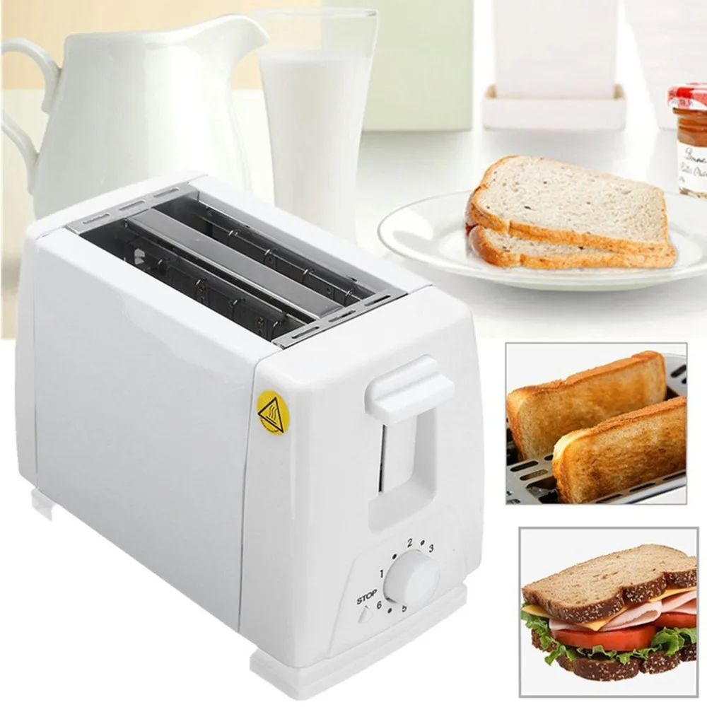 

750W Household Automatic Bread Slots For Breakfast Machine Bread Making Machine 2 Slices Toaster Baking Multifunctional 220 V