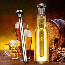 Из нержавеющей стали, охлаждающая палочка физическая замороженная пивная винная бутылка-охладитель внутренний Быстрый охладитель пива напиток в бутылках кухонный инструмент