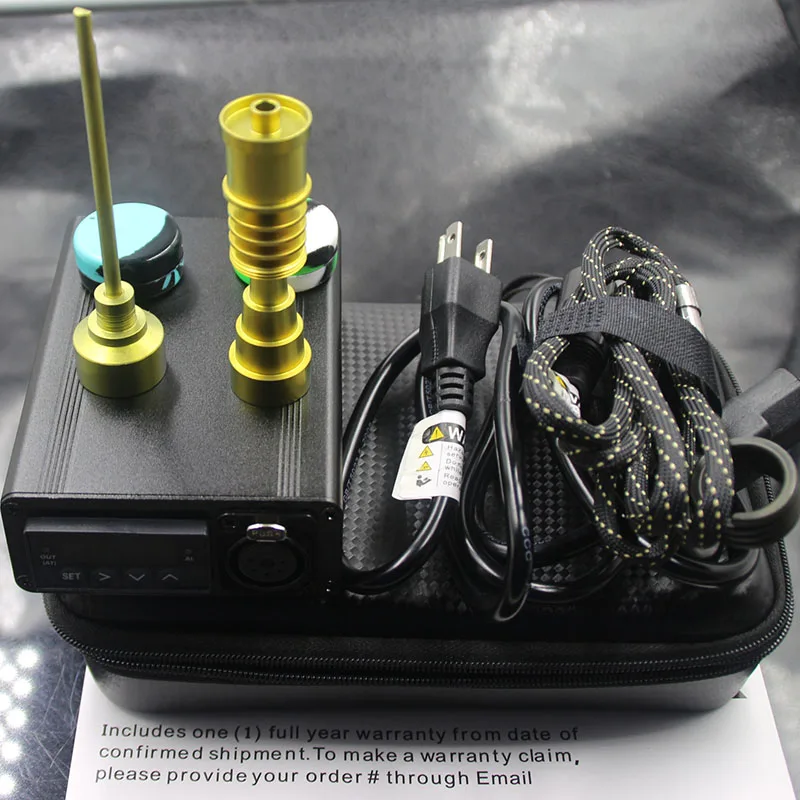 Portable Enail kits electric dab nail E Nail Dnail quartz nails PID TC