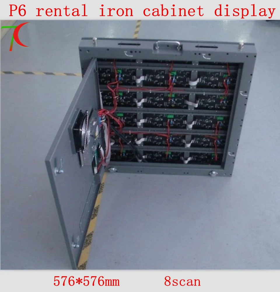 576 мм * 576 мм P6 rgb Крытый 8 scan водонепроницаемый оборудования Кабинета светодиодные матрицы Аренда экрана, 27777 точек/m2