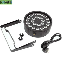 RGBW 4в1 led par Светильник s 24x12 Вт led плоский par Светильник dmx512 профессиональный сценический крашенный светильник s