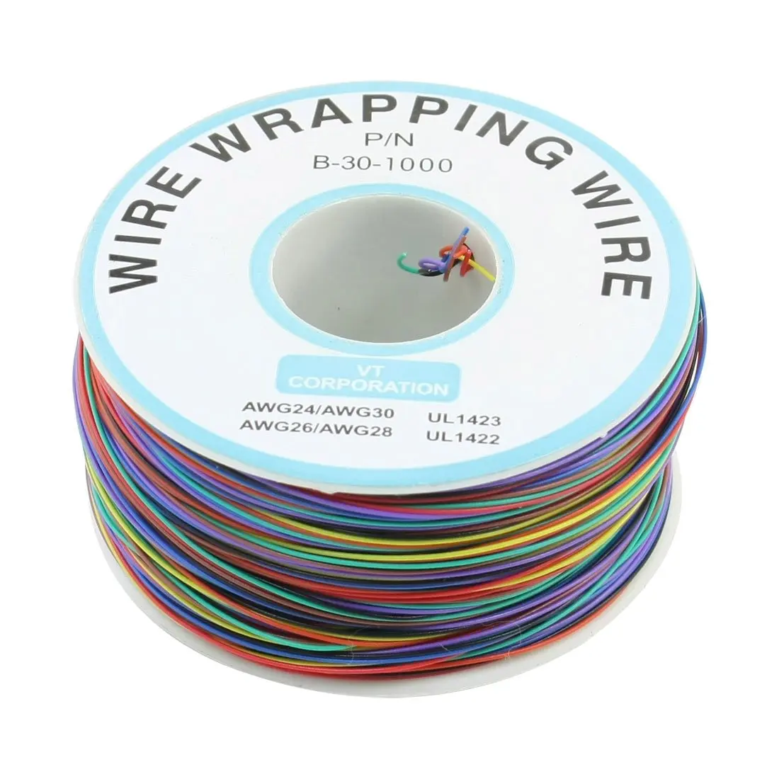THGS P N B 30 1000 200M 30AWG 8 Wire Colored Insulation Test Wrapping Cable