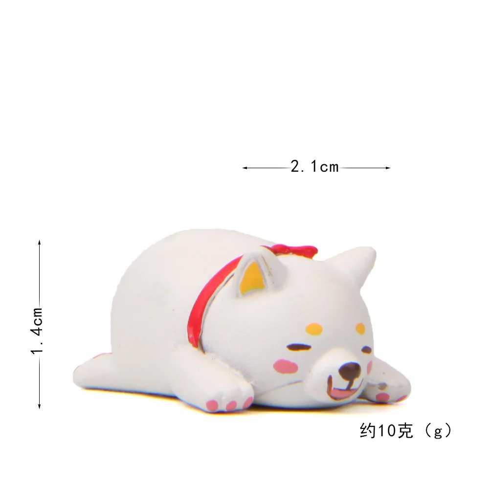 Kawaii Fat shaba Inu фигурка игрушка животное собака модель украшение кукла мультфильм