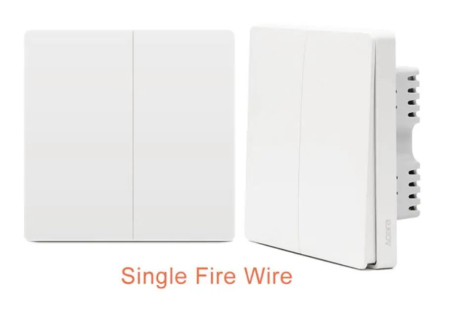 Xiaomi Aqara Wall Switch Smart Light Control ZigBee Version Wireless Connection single double key s
