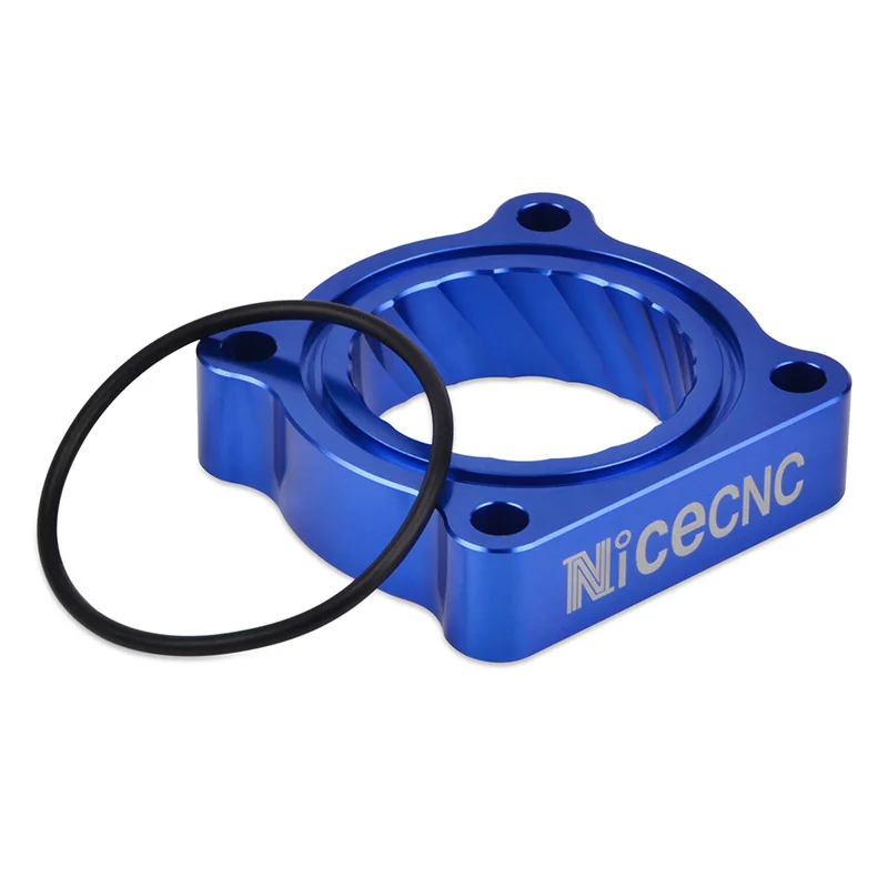 NICECNC Throttle Body Spacer Air Intake Manifold Extender Adaptor Stainless Bolts Kit For Ford Explorer 2016-2018 2.3L 2.3Turbo