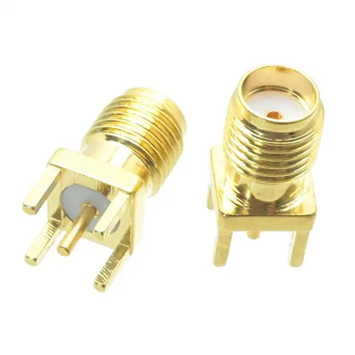 

30PCS SMA Female Jack PCB Straight Mount RF Connector Receptacle Solder Gold plated