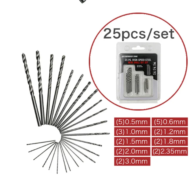 Round Shank Twist Drill Wholesale High Speed Steel Plated Titanium