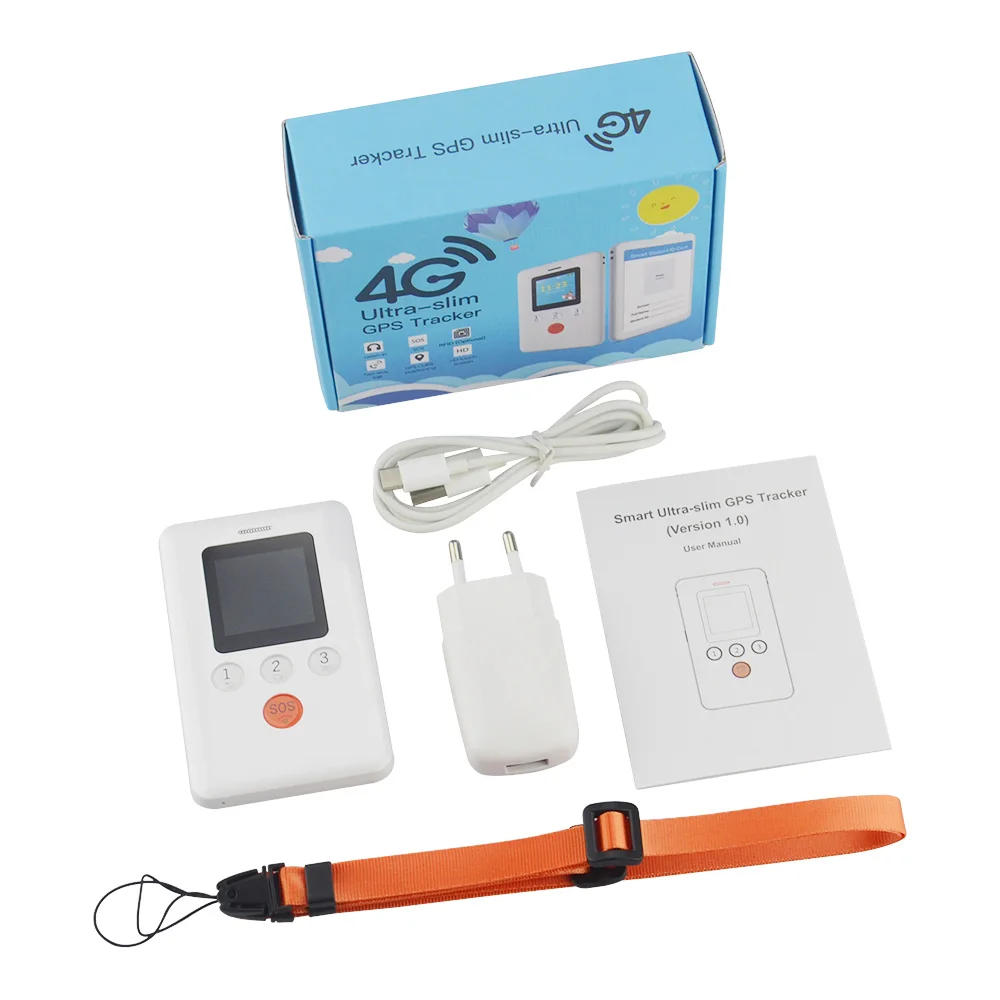Concox GK310 портативный компактный 4G gps трекер сенсорный экран с двухсторонним