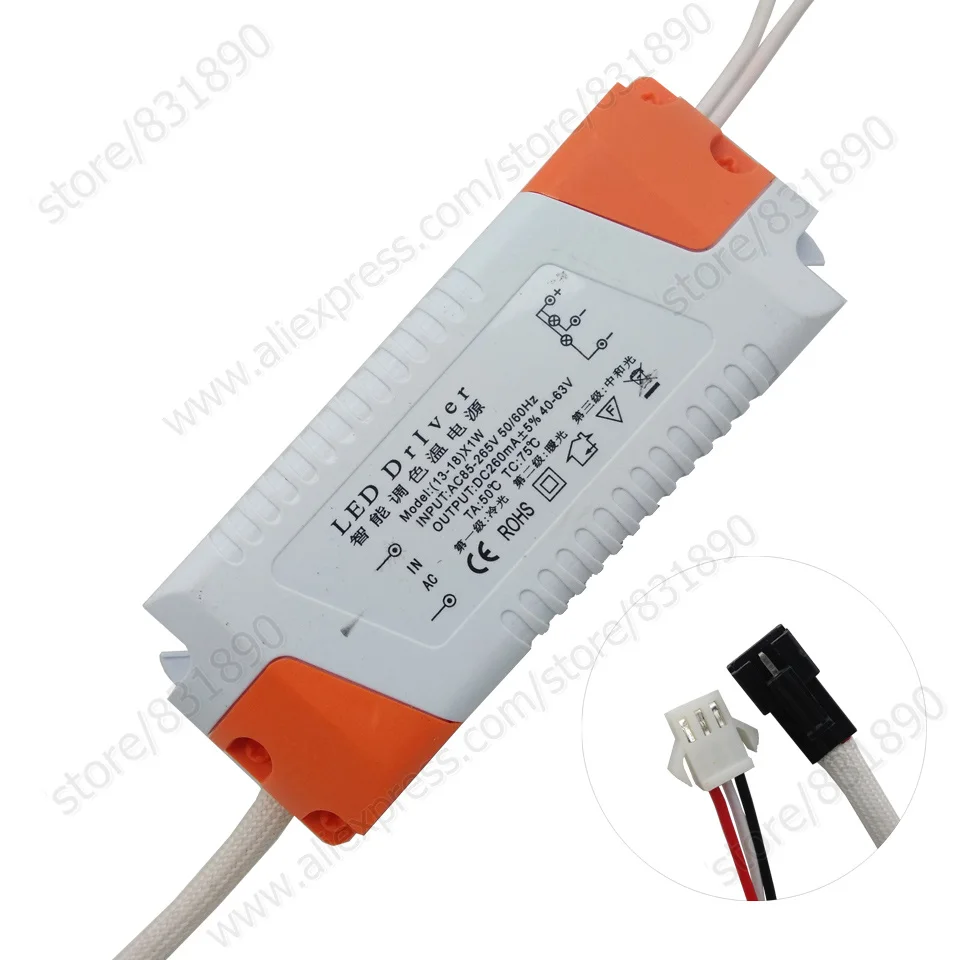 20pc External led driver Constant current lighting transformers 15W 18W
