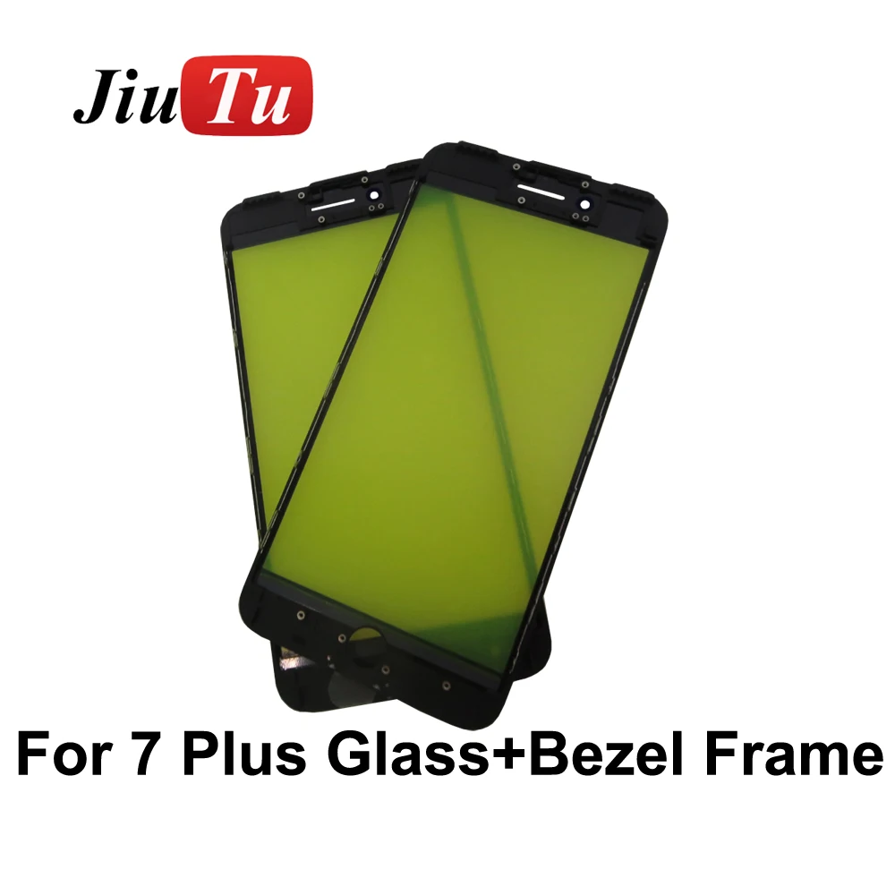 Original Front Outer Lens + Bezel Frame  For iPhone 7G 7 plus Broken  LCD Repair Fix  JiuTu (12)