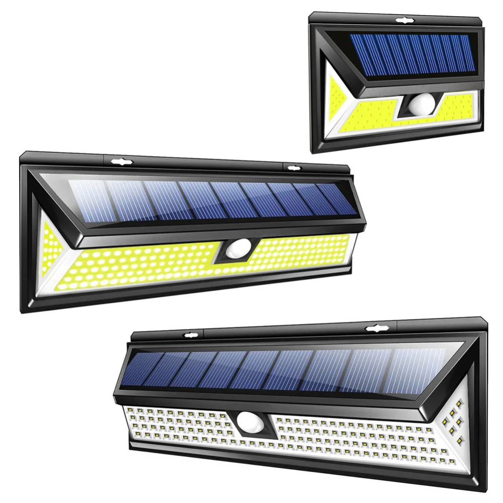 

180COB/118 LED Solar Wall Lamp Waterproof Wide Angle Outdoor Garden Yard Garage Emergency Security Lighting Wall Light