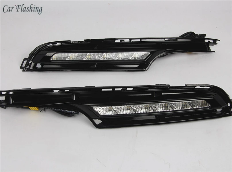 

Car Flashing For VW Volkswagen Golf 7 2013 2014 2015 2016 LED DRL Daytime Running Light Driving Daylight Signal lamp car Styling