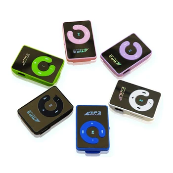 

SHZONS MP3 Player 128MB Mini Clip MP3 Music Player Subwoofer Sport MP3 Music Player Walkman MP3 8GB TF Card Speaker 6 Colors