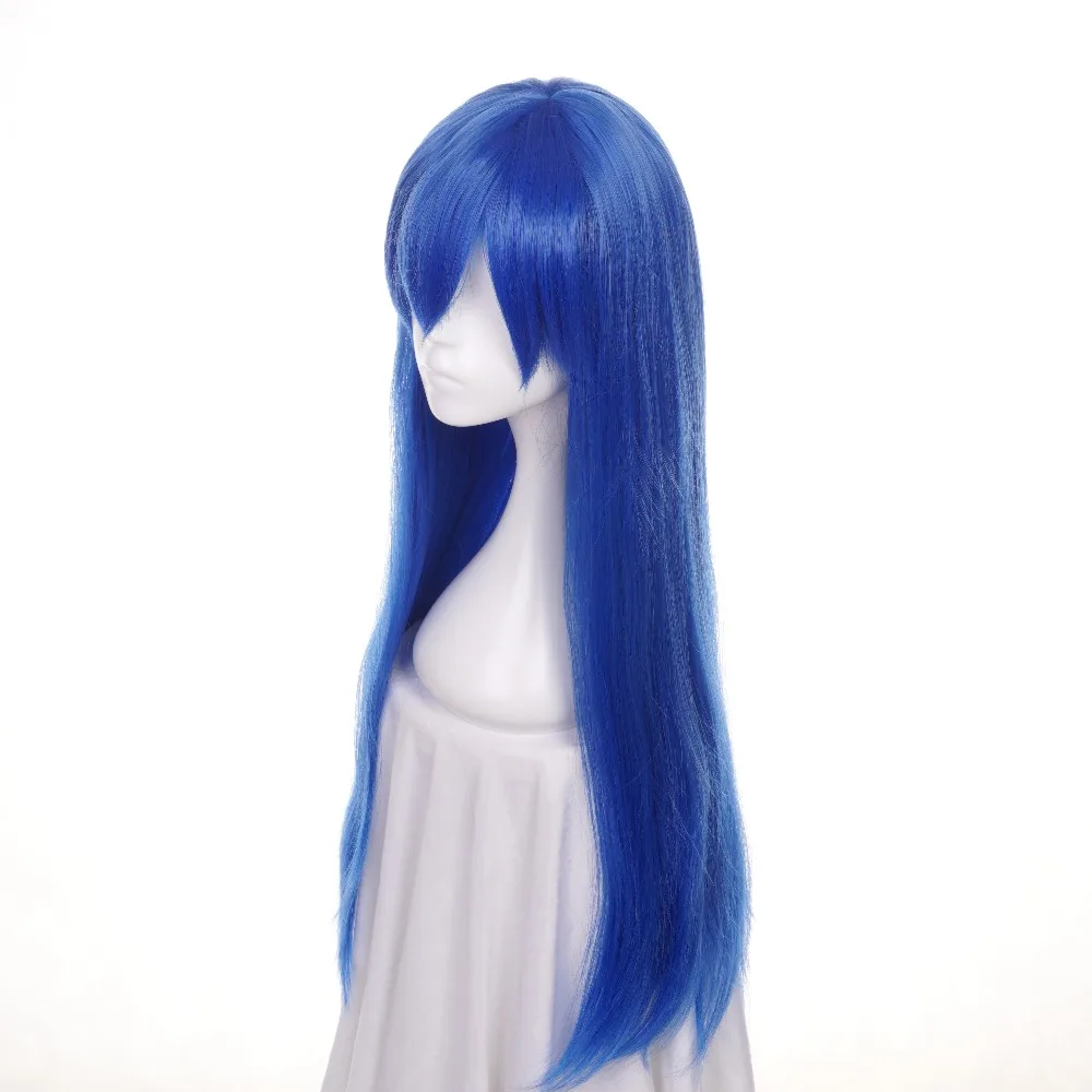 Ccutoo 80 см Wendy Marvell синие длинные прямые синтетические волосы термостойкие косплей парик для Хэллоуина Костюм Парики