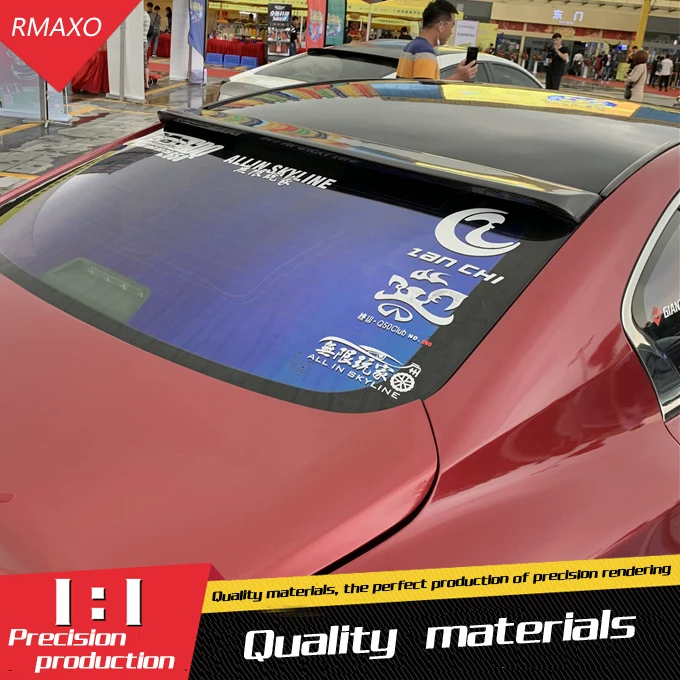 

For Infiniti Q50 Q50S ROOF Spoiler ABS Material Car Rear Wing Color Rear Spoiler For Nissan Infiniti Q50 ROOF Spoiler 2013+