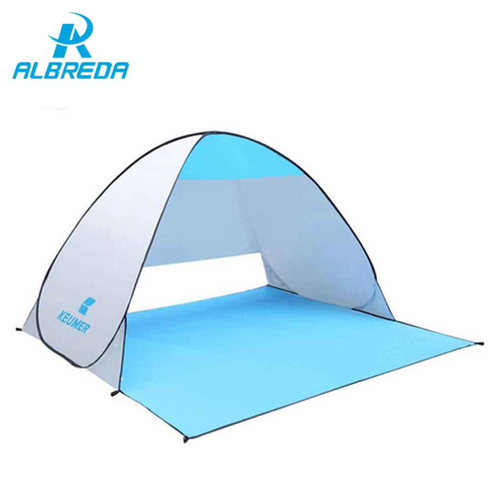

ALBREDA Anti-UV Shelter Automatic Opening Beach Tent Pop Up Outdoor Protable Summer Waterproof Camping Fishing Tents Ultralight