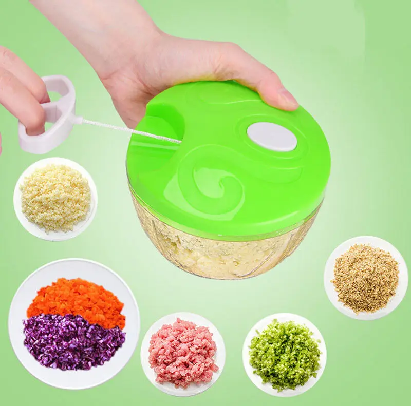 

Manual Food Chopper: Compact & Powerful Hand Held Vegetable Chopper