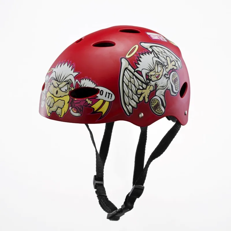 free shipping roller skates helmet skate board helmet red dragon S Min