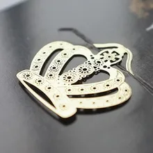 4 шт./лот винтажный дизайн короны закладки/18 k позолоченные металлические закладки