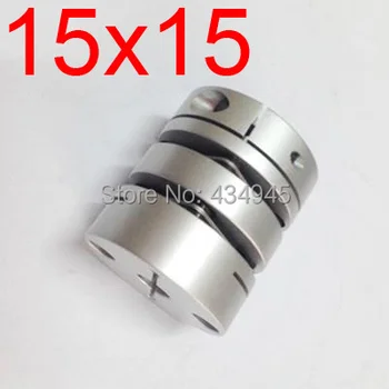 

15x15 15mm 15mm Double diaphragm Disc coupling ,electric coupler screw rod Stepper servo motor encoder shaft coupling D39 L49