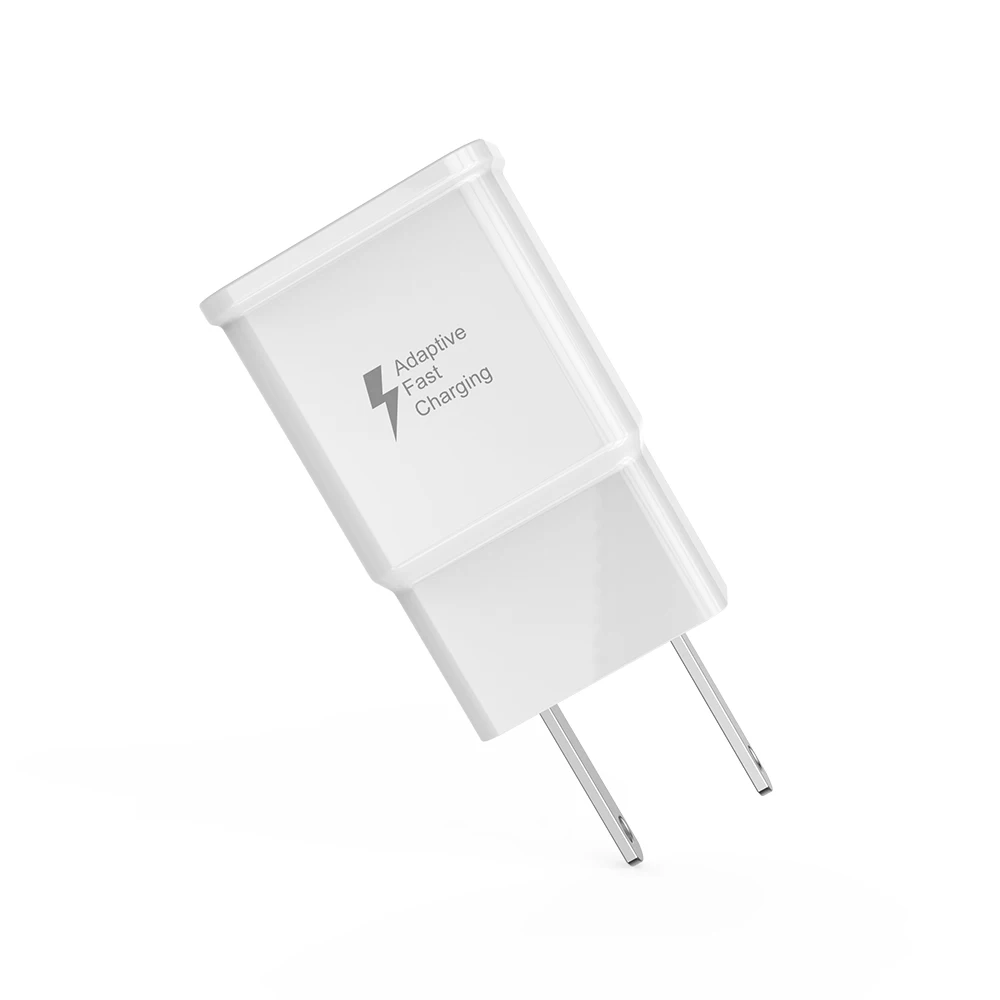 Free cable Galaxy S7 S8 S9 Fast Chrger Quick Charge EU US Plug Wall Travel Adapter QC 3.0 9V 1.67A & 5V 2A For Samsung S6 Edge (7)