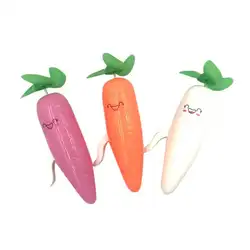 3 ПК популярная экологически чистые руки давления Новые экзотические морковь небольшой вентилятор декомпрессии игрушки Симпатичные