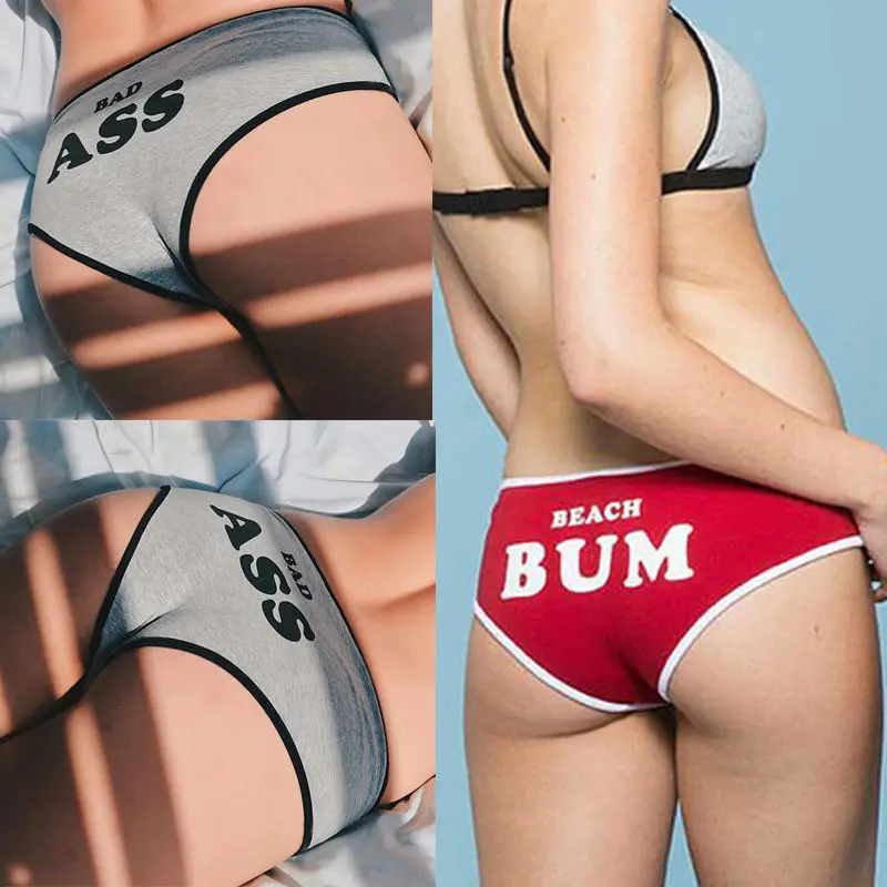 

HIRIGIN Newest 2017 Hot Thongs G-string Women's Bikini Knickers Underwear Panties Briefs Lingerie Girl Sexy Letter Shorts