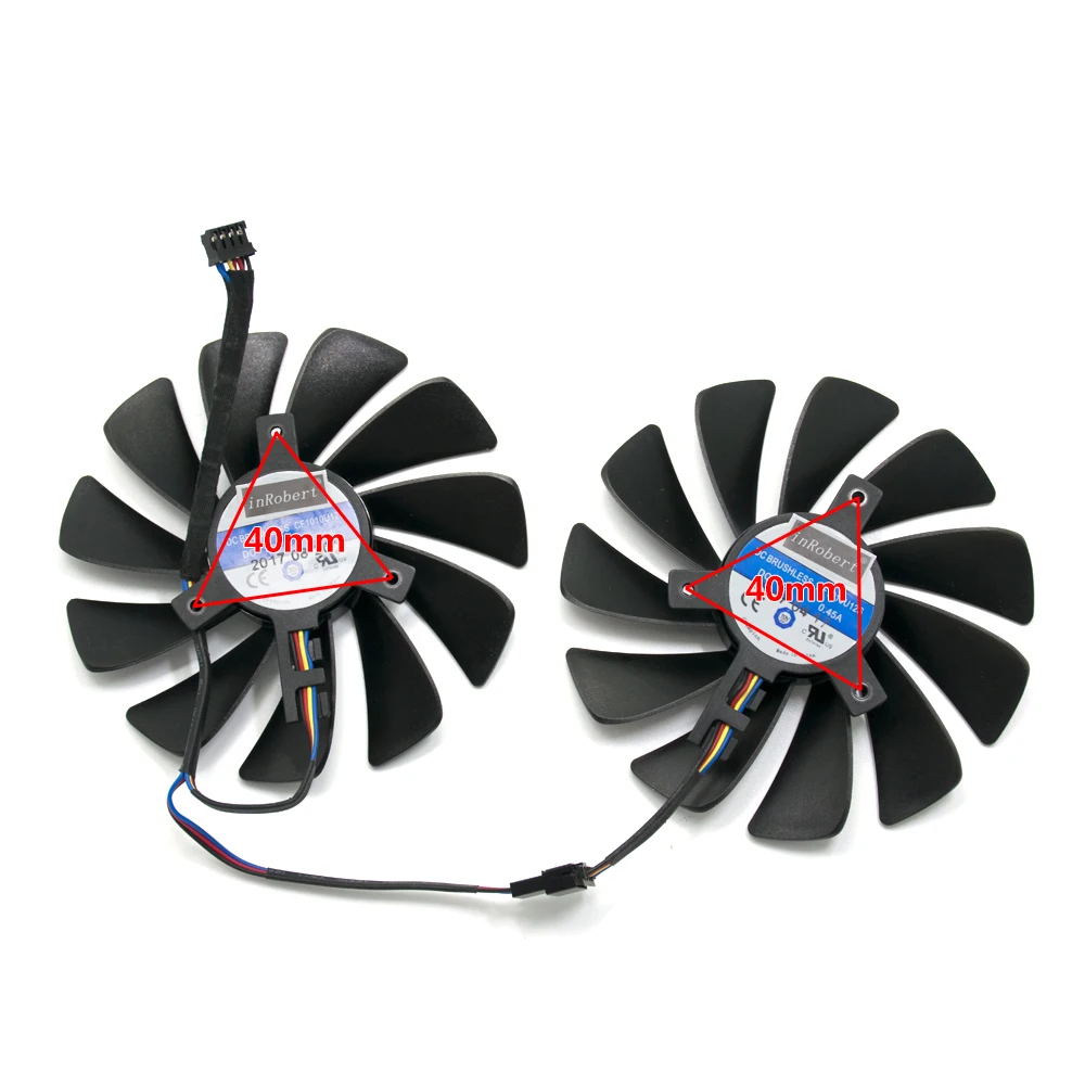 95MM FDC10U12S9-C CF1010U12S Cooler Fan Replace For XFX AMD Radeon RX 560D 570 580 RX570 RX580 RX560D Graphics Card Cooling Fan