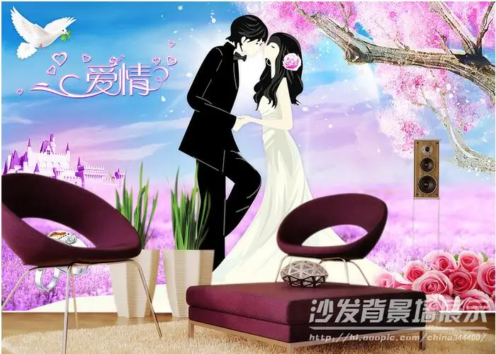 8100 Gambar Wallpaper Kartun Romantis Terbaru