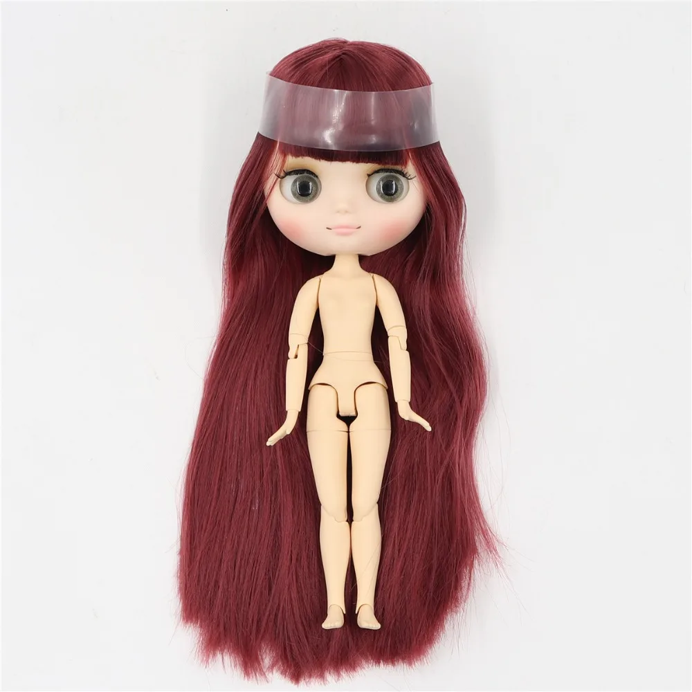 Middie Blythe Doll with Maroon Hair, Tilting-Head & Custom Jointed Body 1