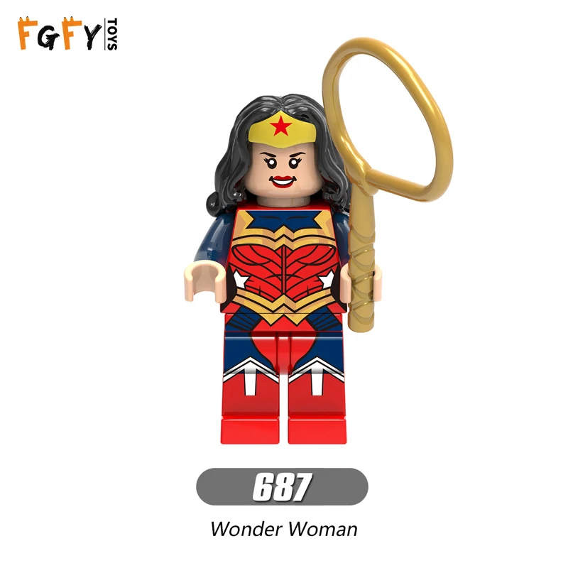 Hot Sale Captain Marvel Legoing Building Blocks Avengers wonder woman Action Figures Collection Toys For Children education gift